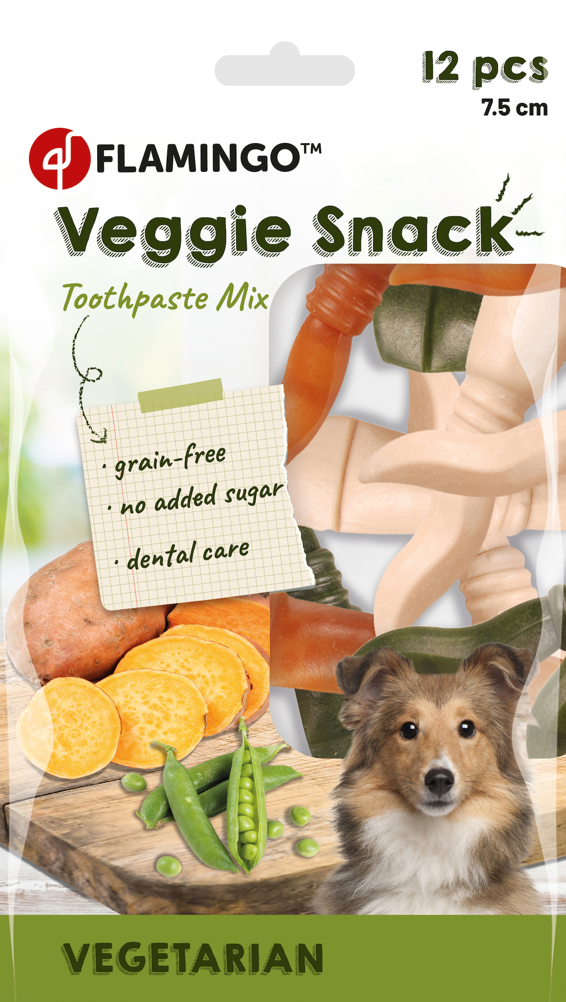 Flamingo Snacks Veggie Toothpaste 