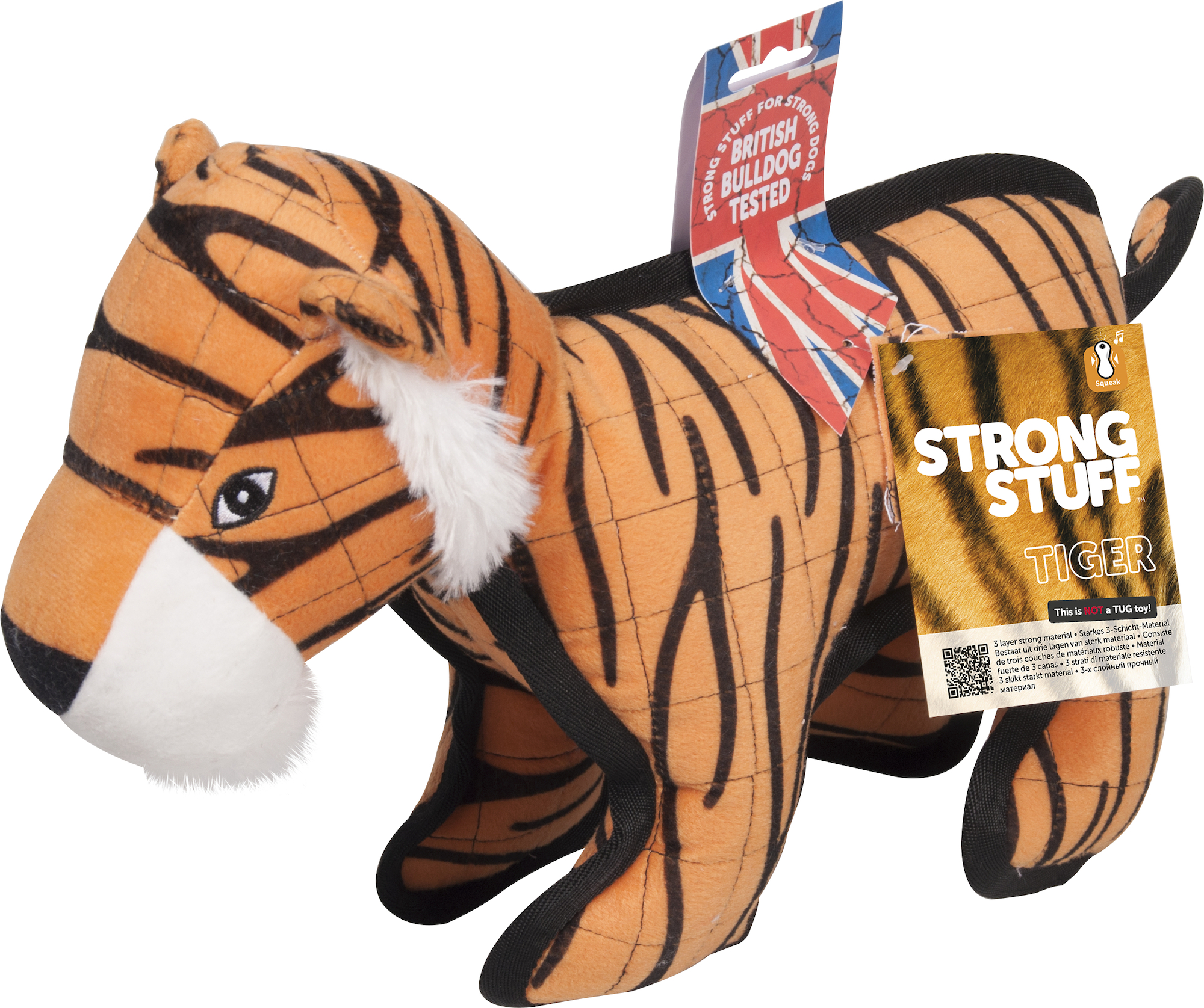 Toy Strong Stuff Tiger Orange 514951 Flamingo Pet Products