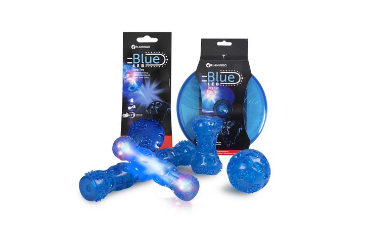 Flamingo Giocattolo Bordy Palla Azzurro