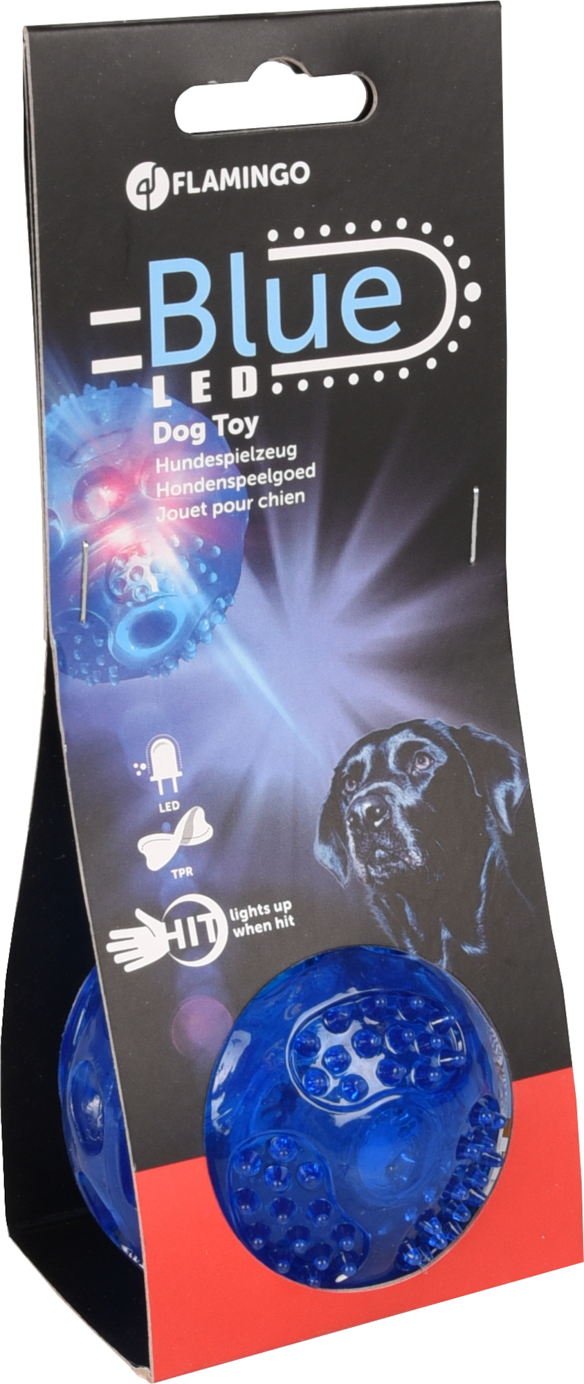 Flamingo Giocattolo Bordy Palla Azzurro