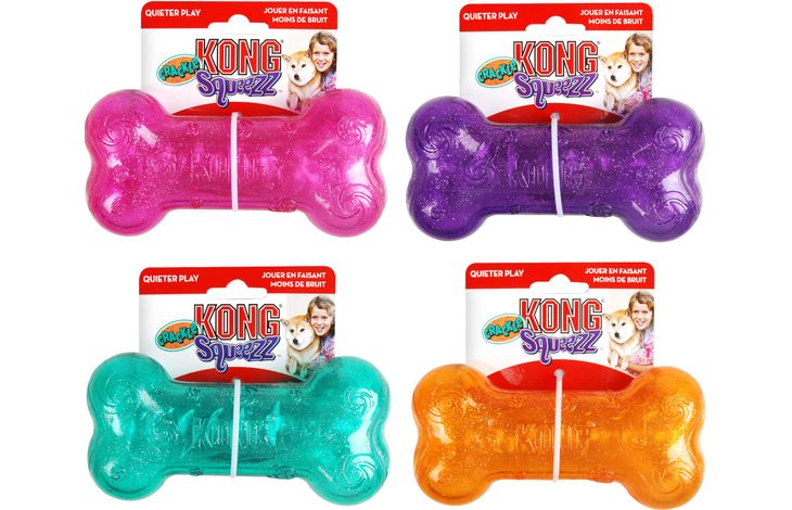 Kong® Kong® Toy Squeezz® Multiple colours Bone