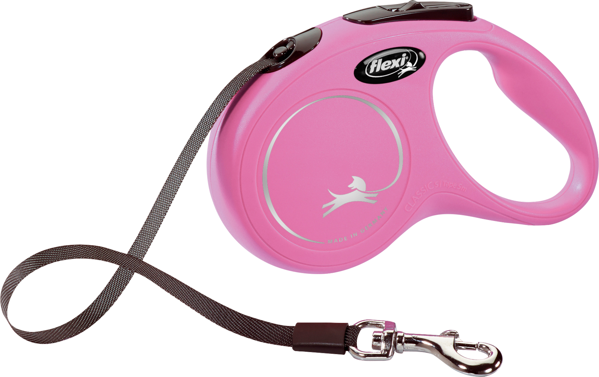 purple flexi leash