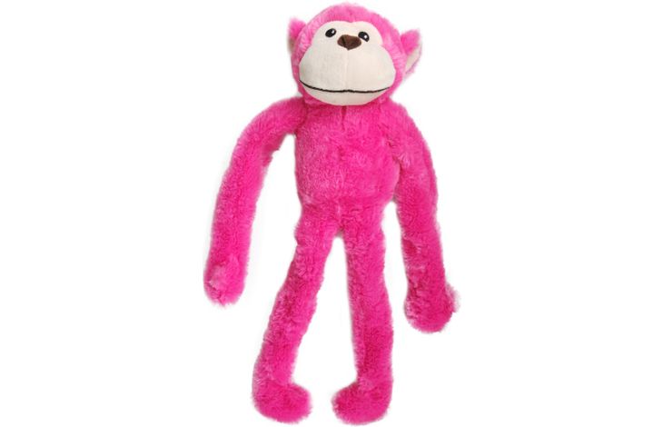 Flamingo Toy Wende Monkey with rope Pink