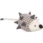 Toy Waldi Hedgehog with rope Grey