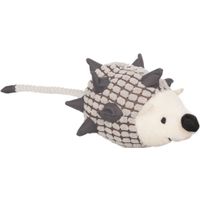 Flamingo Toy Waldi Hedgehog with rope Grey