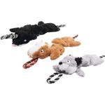 Toy Wassim Skunk & Cow & Fox with rope Multiple colours
