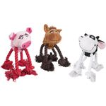 Toy Wietse Cow & Pig & Horse with rope Multiple colours