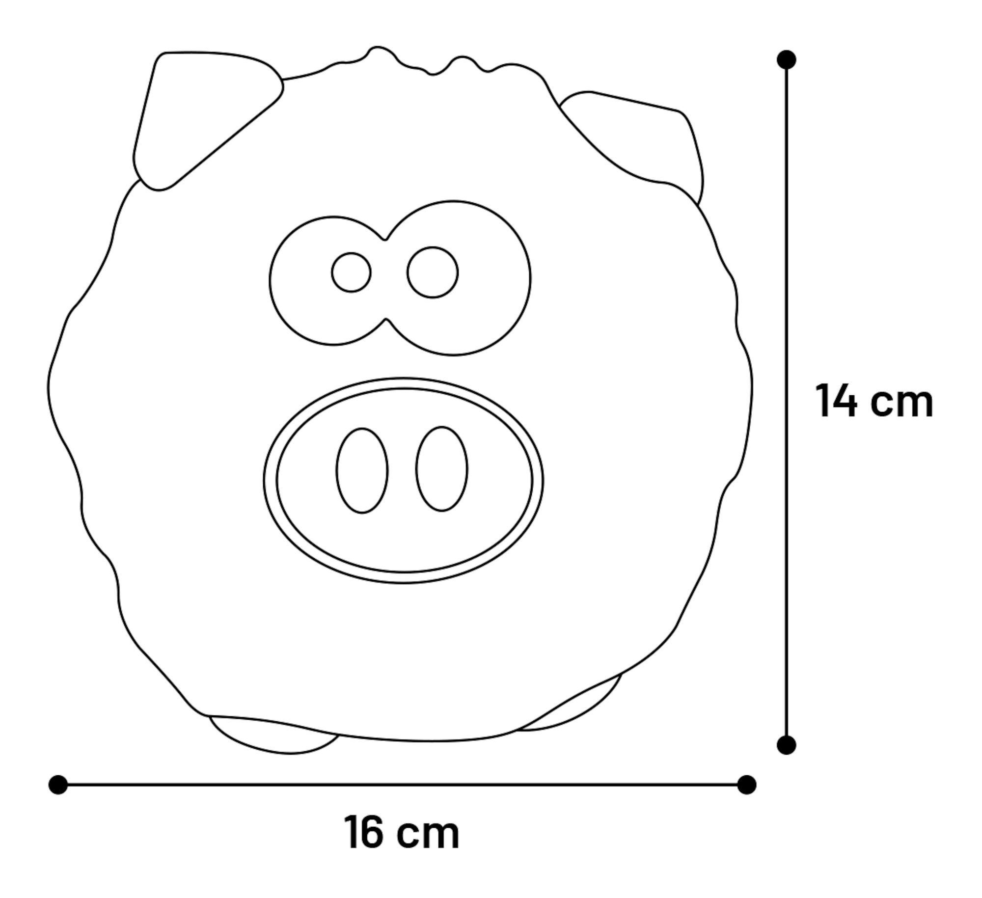 Flamingo Toy Wieke Duck & Pig & Wild boar Multiple colours
