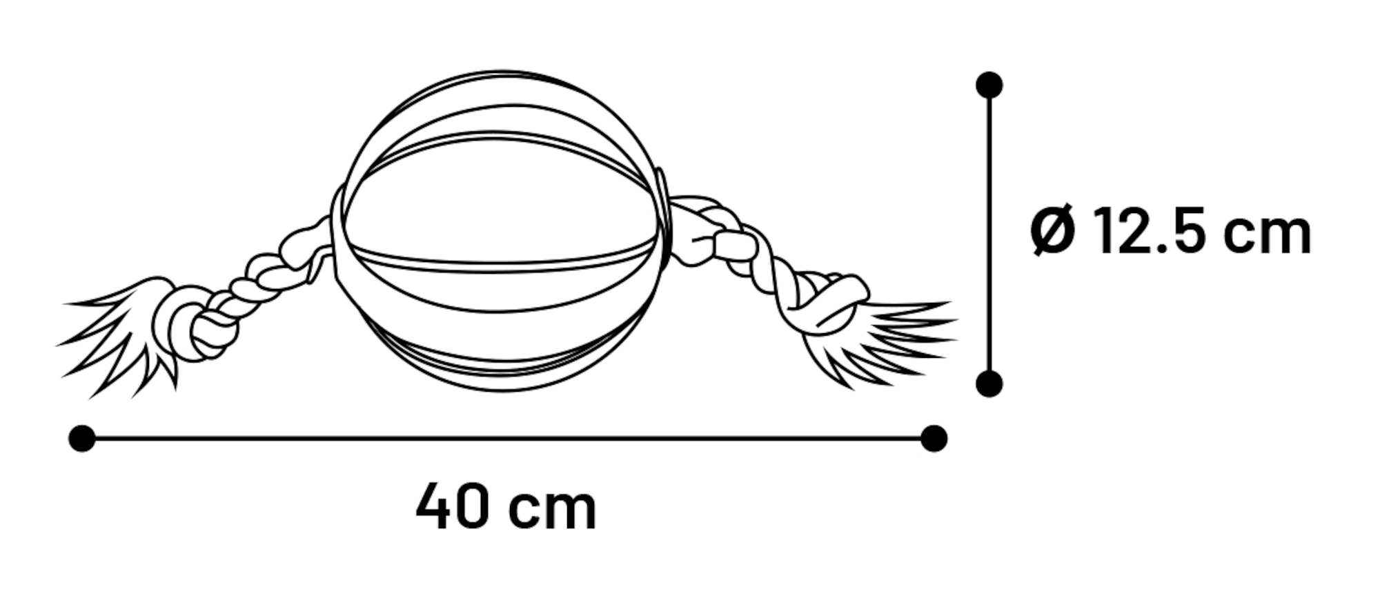 Flamingo Toy Matchball Basketball with rope Orange