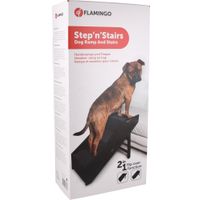 Flamingo Trap & Hondenloopplank Pino Zwart