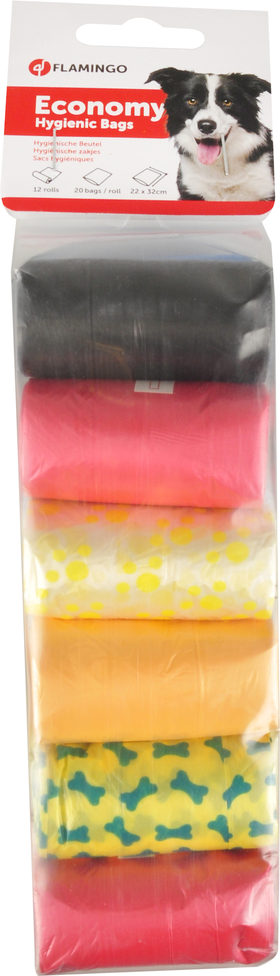 Flamingo Poop bag Basic Spring Mix