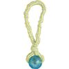 Toy Walter Tug rope with ball Light blue & Yellow
