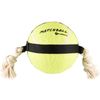 Speelgoed Matchball Tennisbal met touw Geel