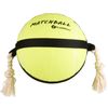 Speelgoed Matchball Tennisbal Met touw Fluo geel Zwart Wit