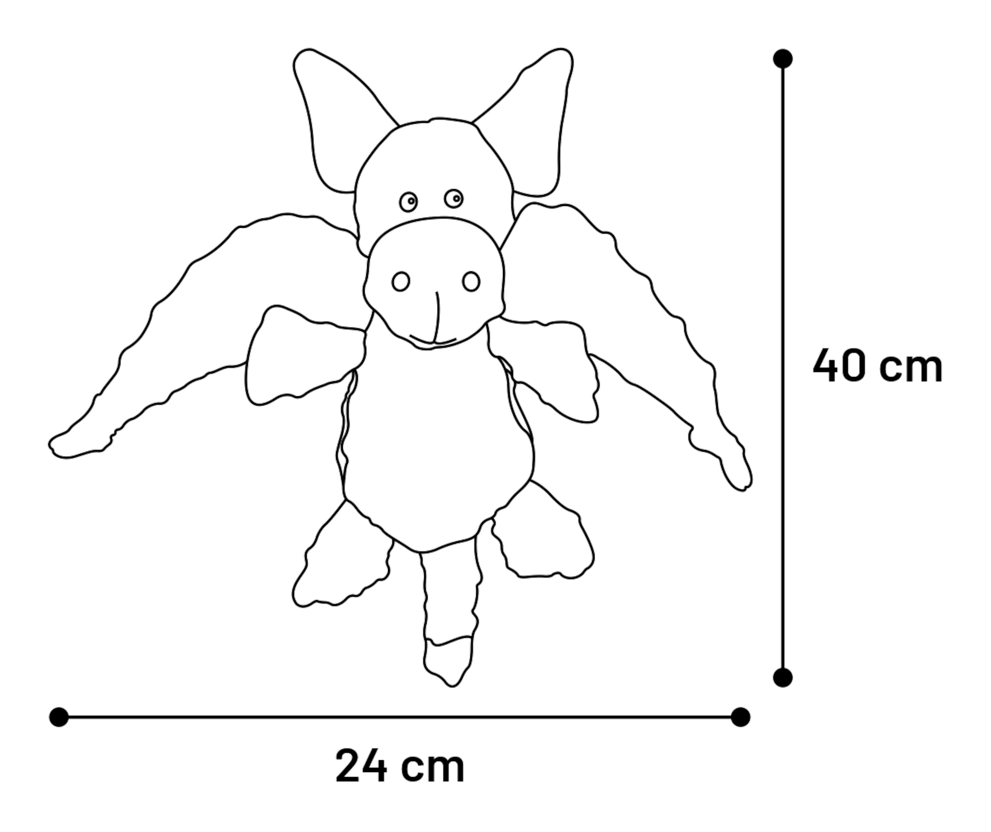 Flamingo Toy Werner Dragon Turquoise