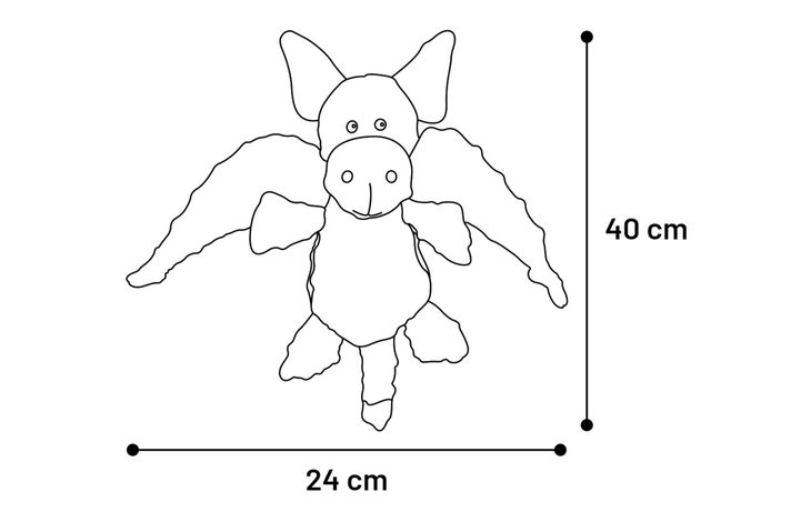 Flamingo Toy Werner Dragon Turquoise