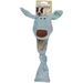 Speelgoed Shabby Chic Hond Lichtblauw Beige Bruin