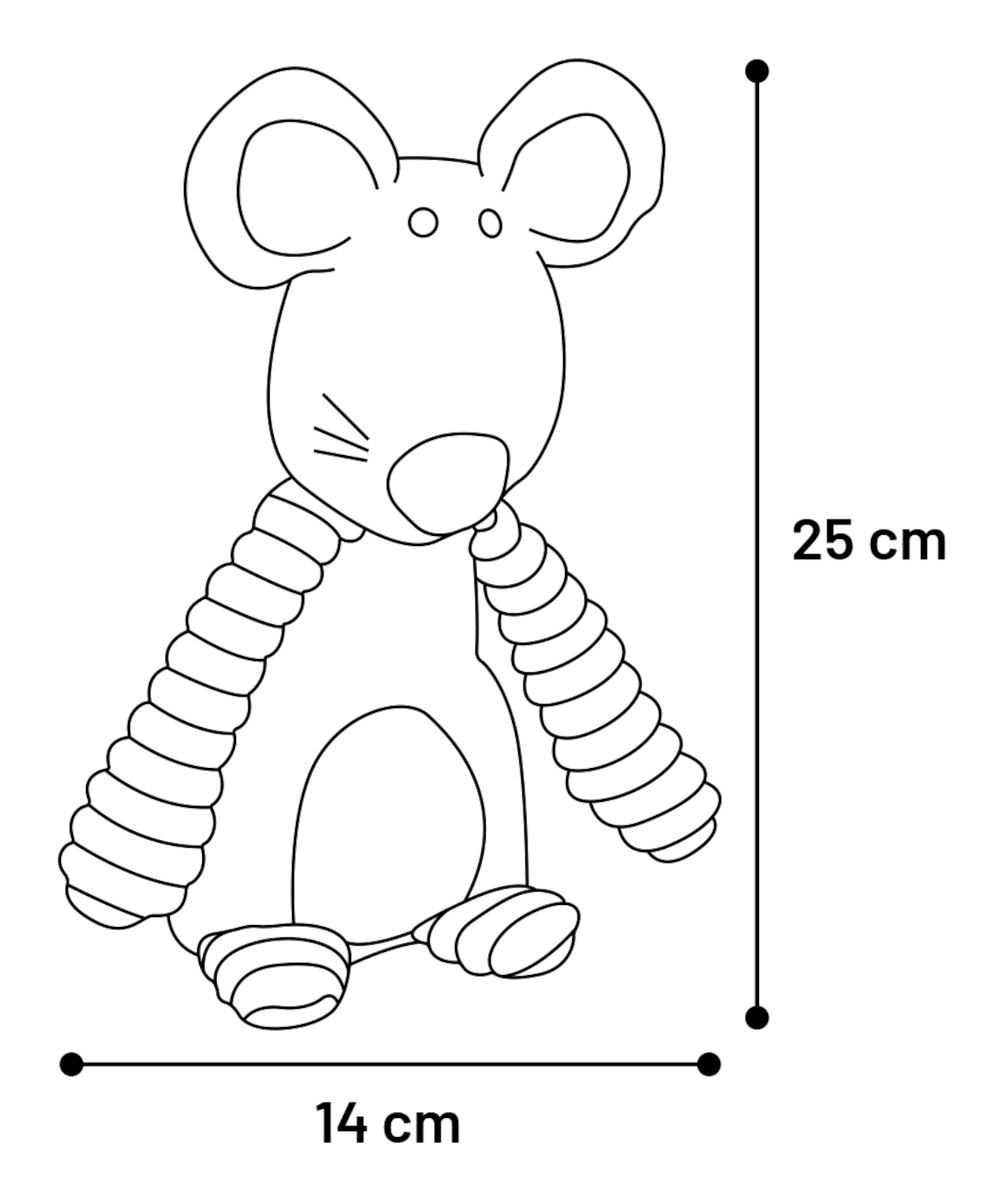 Flamingo Toy Shabby Chic Mouse Mix