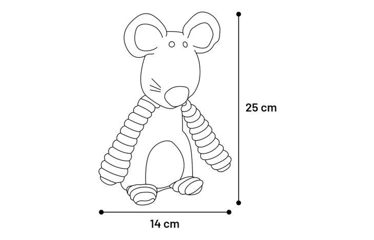 Flamingo Toy Shabby Chic Mouse Mix