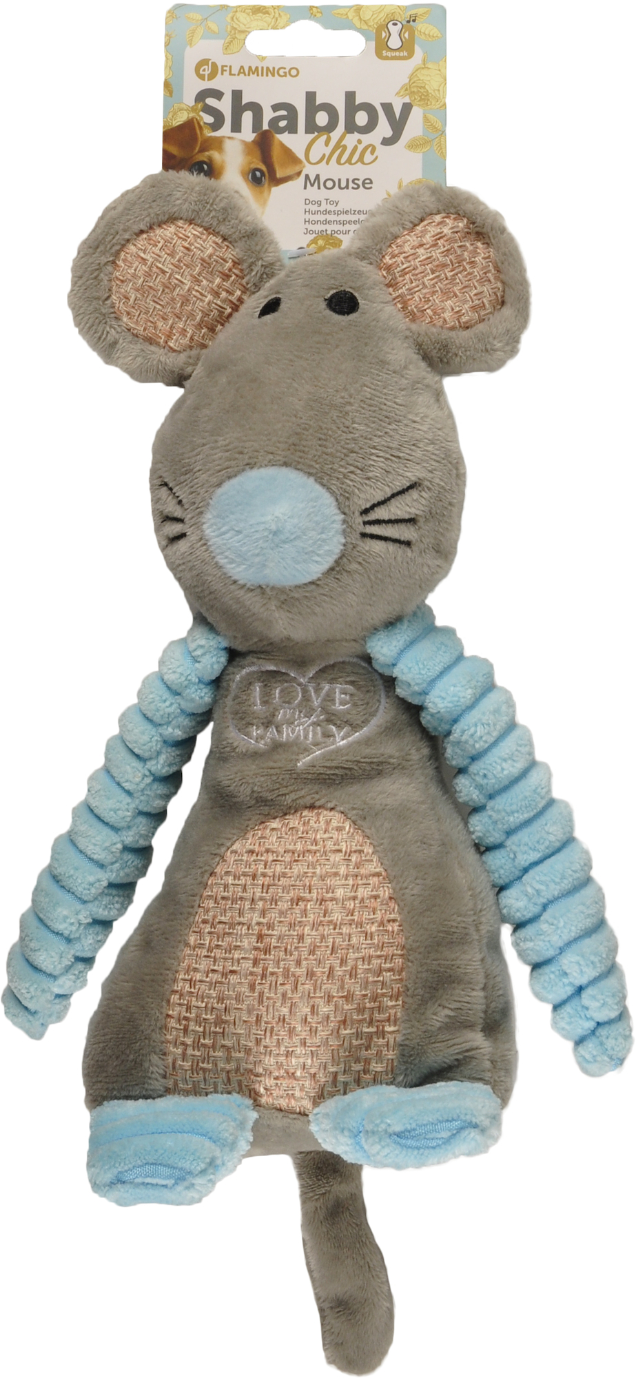 Flamingo Toy Shabby Chic Mouse Mix