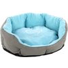 Mand Shabby Chic Rond Lichtblauw