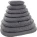 Cushion Mano Oval Grey