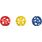 Toy Ruffus Ball Multiple colours