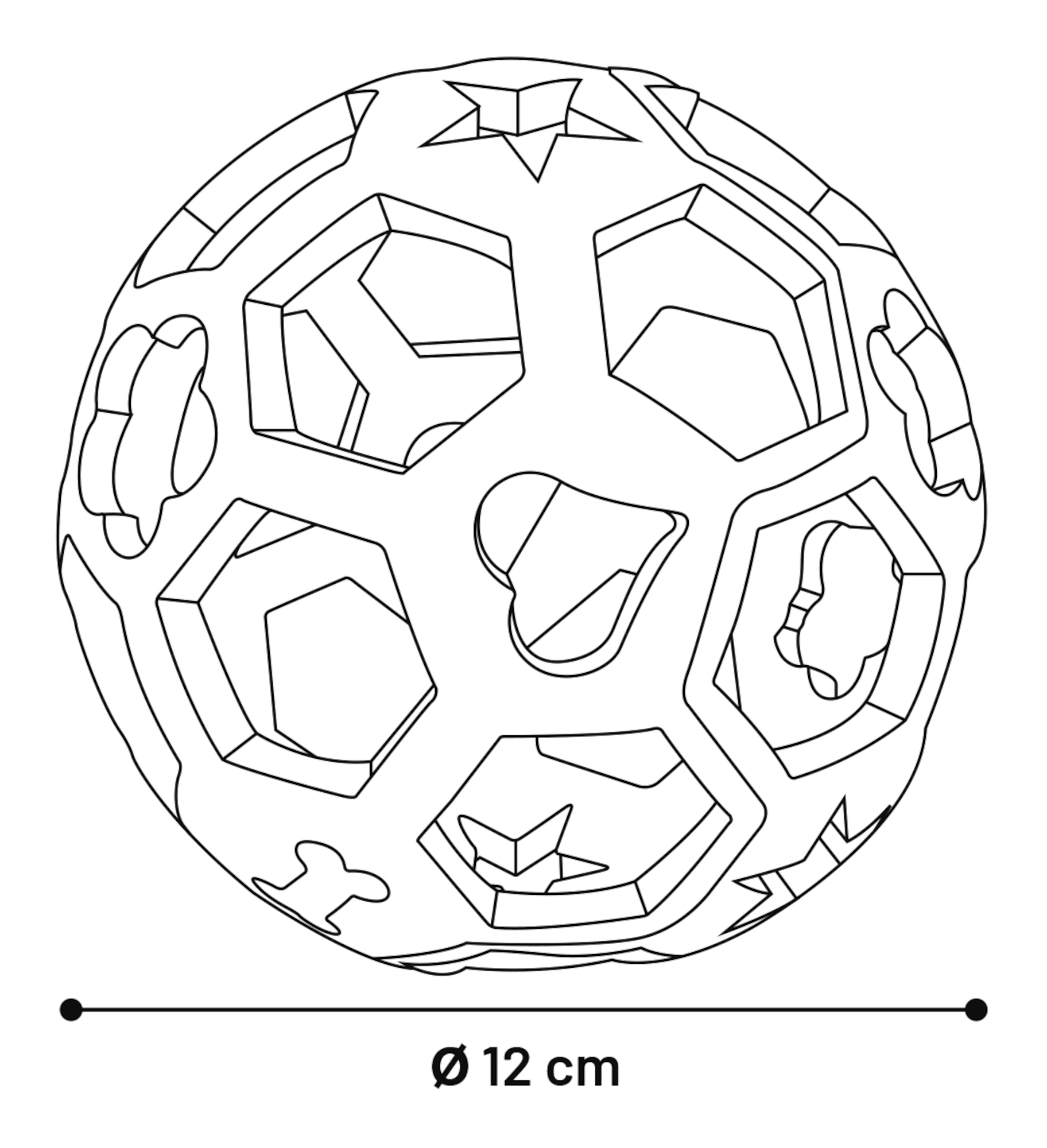 Flamingo Toy Ruffus Ball Multiple colours