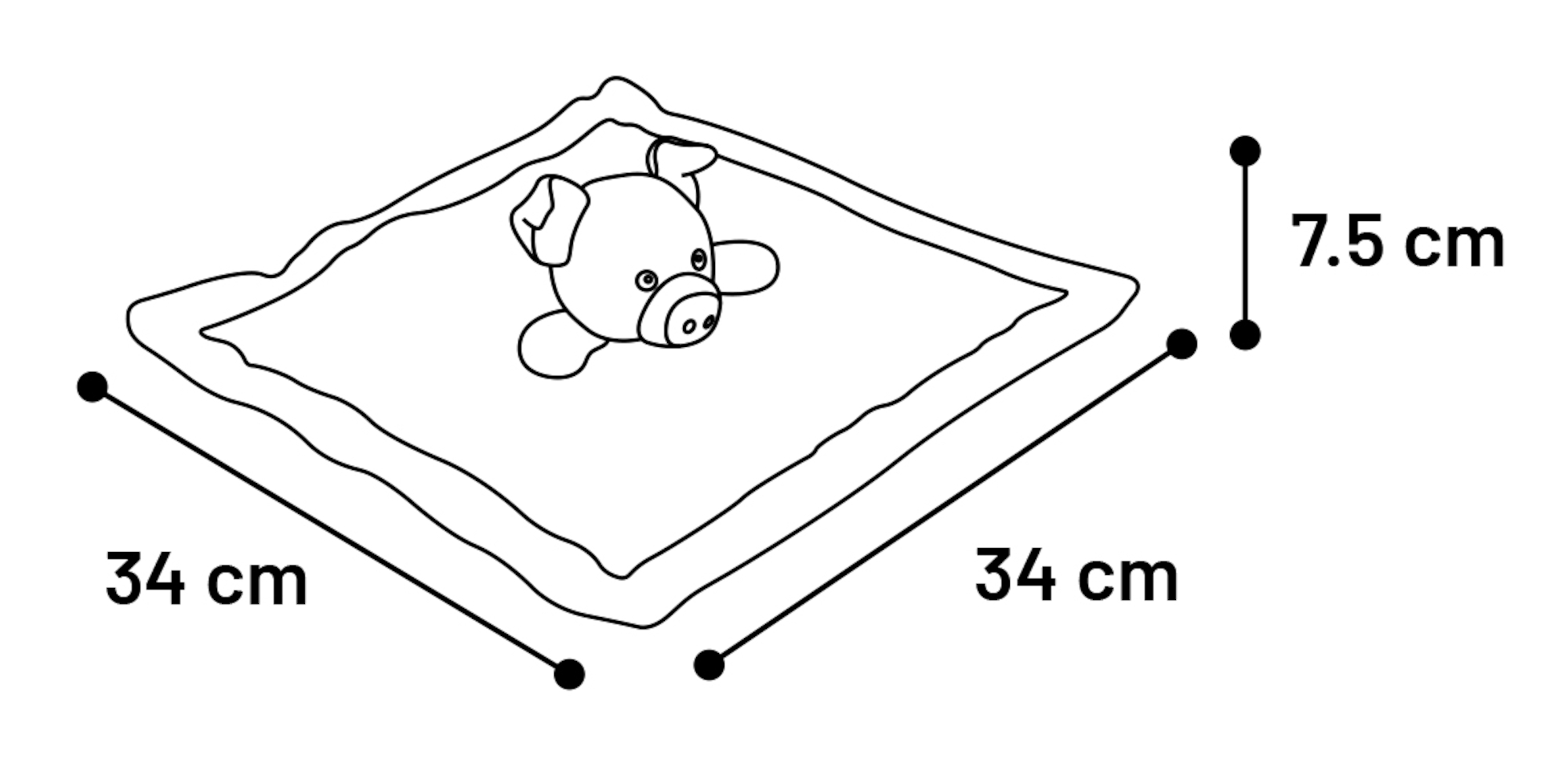 Flamingo Toy Weronika Cow & Pig & Elephant Multiple colours