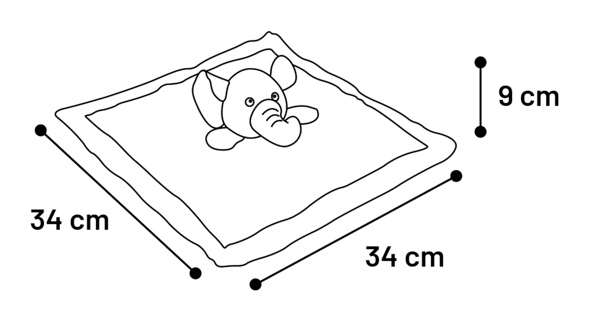 Flamingo Toy Weronika Cow & Pig & Elephant Multiple colours