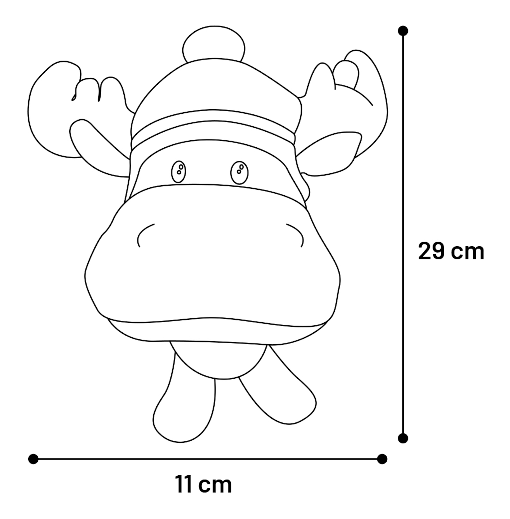 Flamingo Navidad Juguete Attikus Reno Multi 