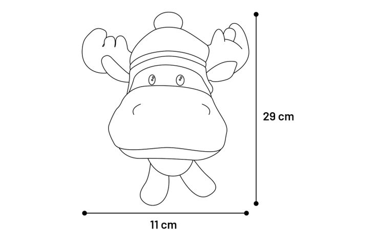 Flamingo Navidad Juguete Attikus Reno Multi 