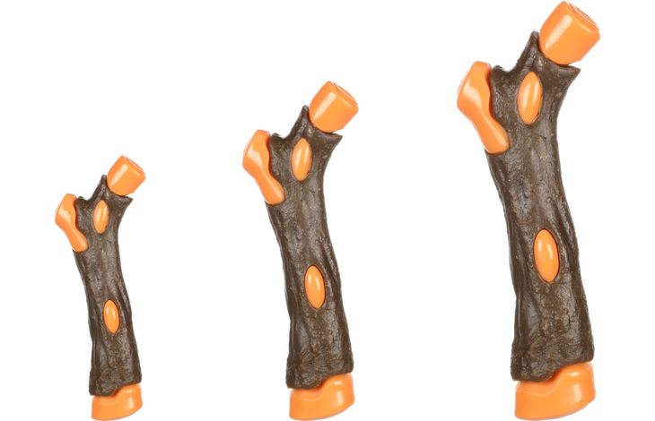 Flamingo Toy Nyl'O Hide Stick With buffalo skin with chicken flavour