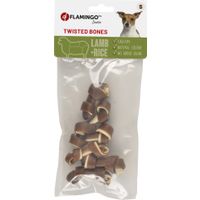 Flamingo Snack Duetto Geknoopt Been Lam & rijst 