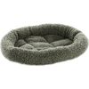 Cushion Sherpa Oval Brown