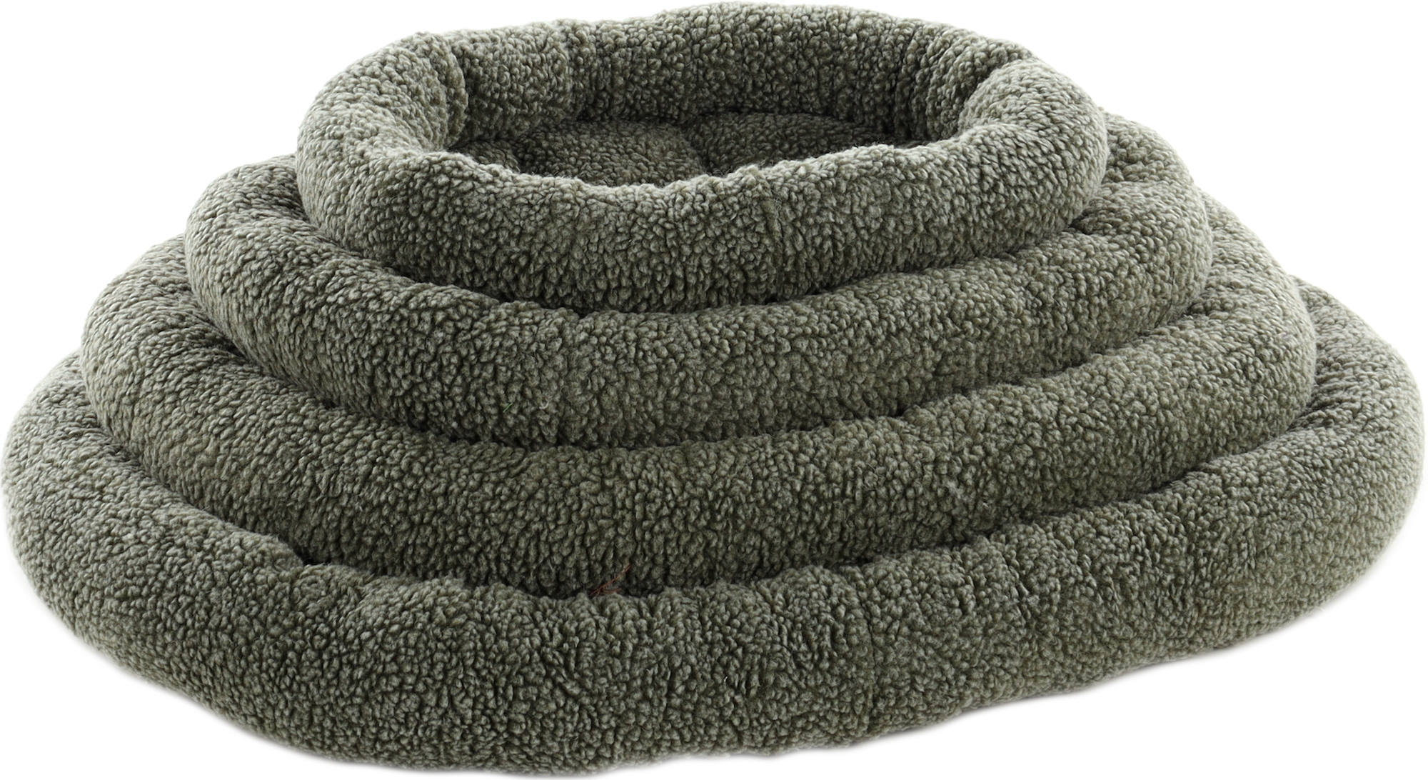 Flamingo Cushion Sherpa Oval Brown