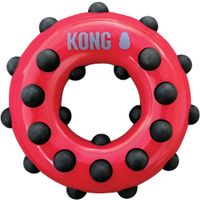 Kong® Kong® Speelgoed Dotz Ring Rood & Zwart