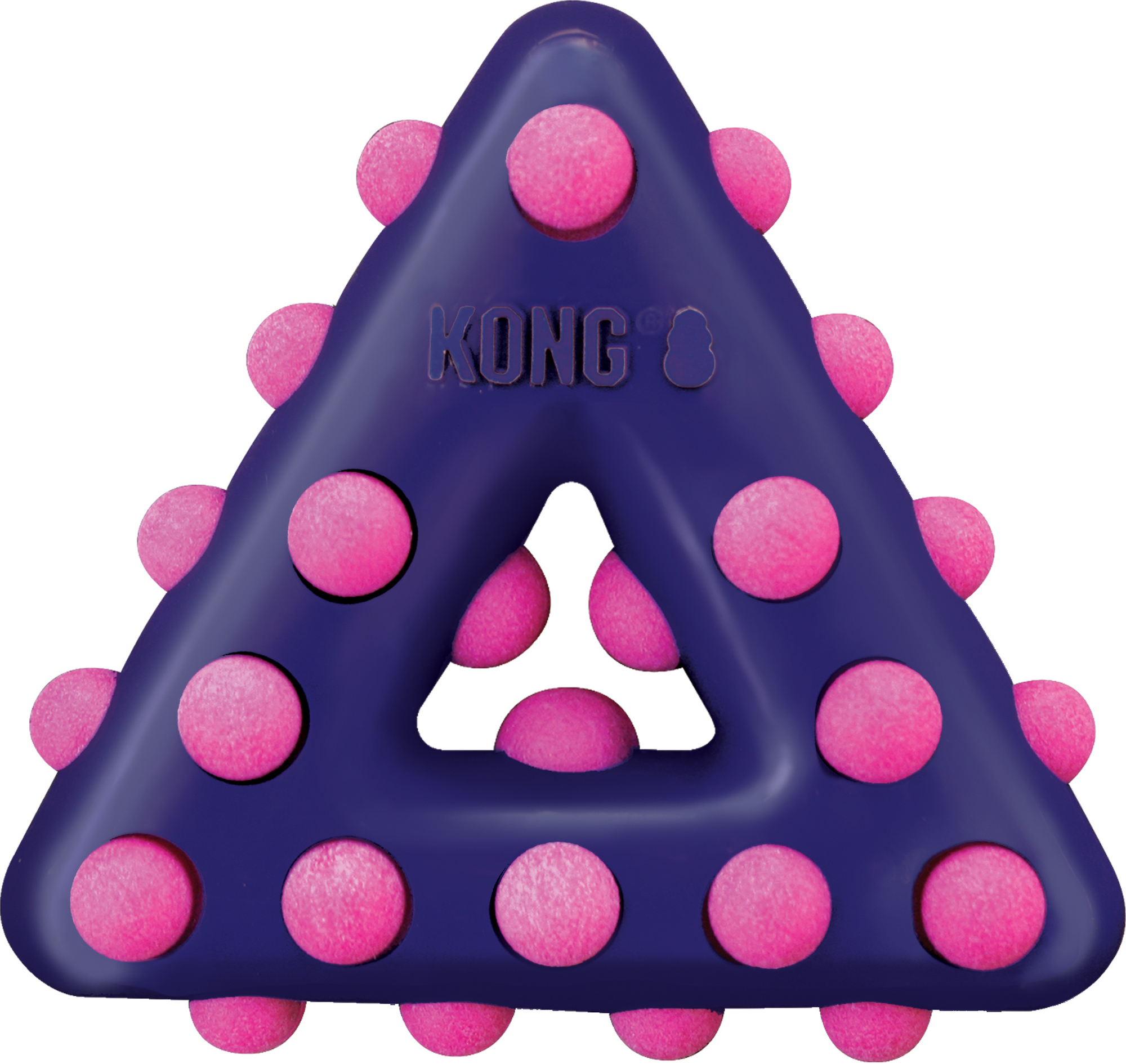 Kong® Kong® Jouet Dotz Triangle Pourpre