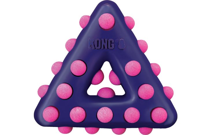 Kong® Kong® Jouet Dotz Triangle Pourpre