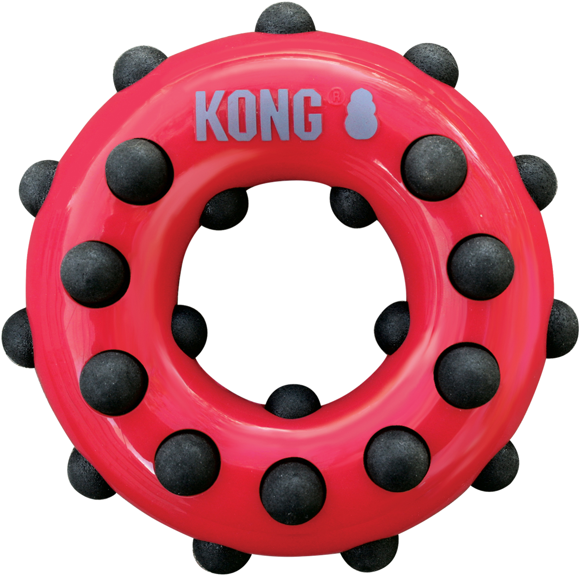 Kong® Kong® Toy Dotz Ring Red & Black