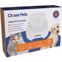 Pet Mate® Fontaine Dog Mate Blanc