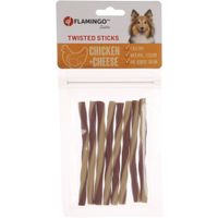 Flamingo Snack Duetto Gedraaide Staafjes met kip & Kaas 