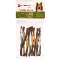 Flamingo Snack Duetto Gedraaide Staafjes Lam & rijst 