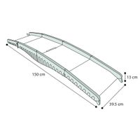 Flamingo Hunderampe Dim Schwarz