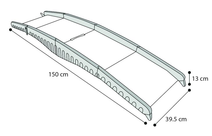 Flamingo Hunderampe Dim Schwarz