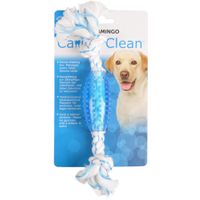 Flamingo Toy Canine Clean Denta toy Cord with 2 knots with mint flavour