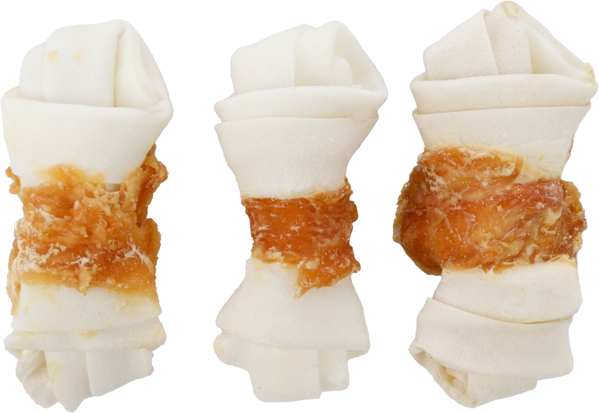 Flamingo Snacks R'Hide Knotted Bone White with chicken 5cm 14gr / 5 pcs 70gr