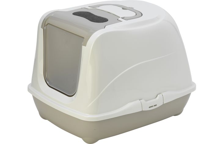 Flamingo Cat toilet Loki Grey & Beige