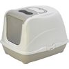 Geschlossene Katzentoilette Loki Grau & Beige