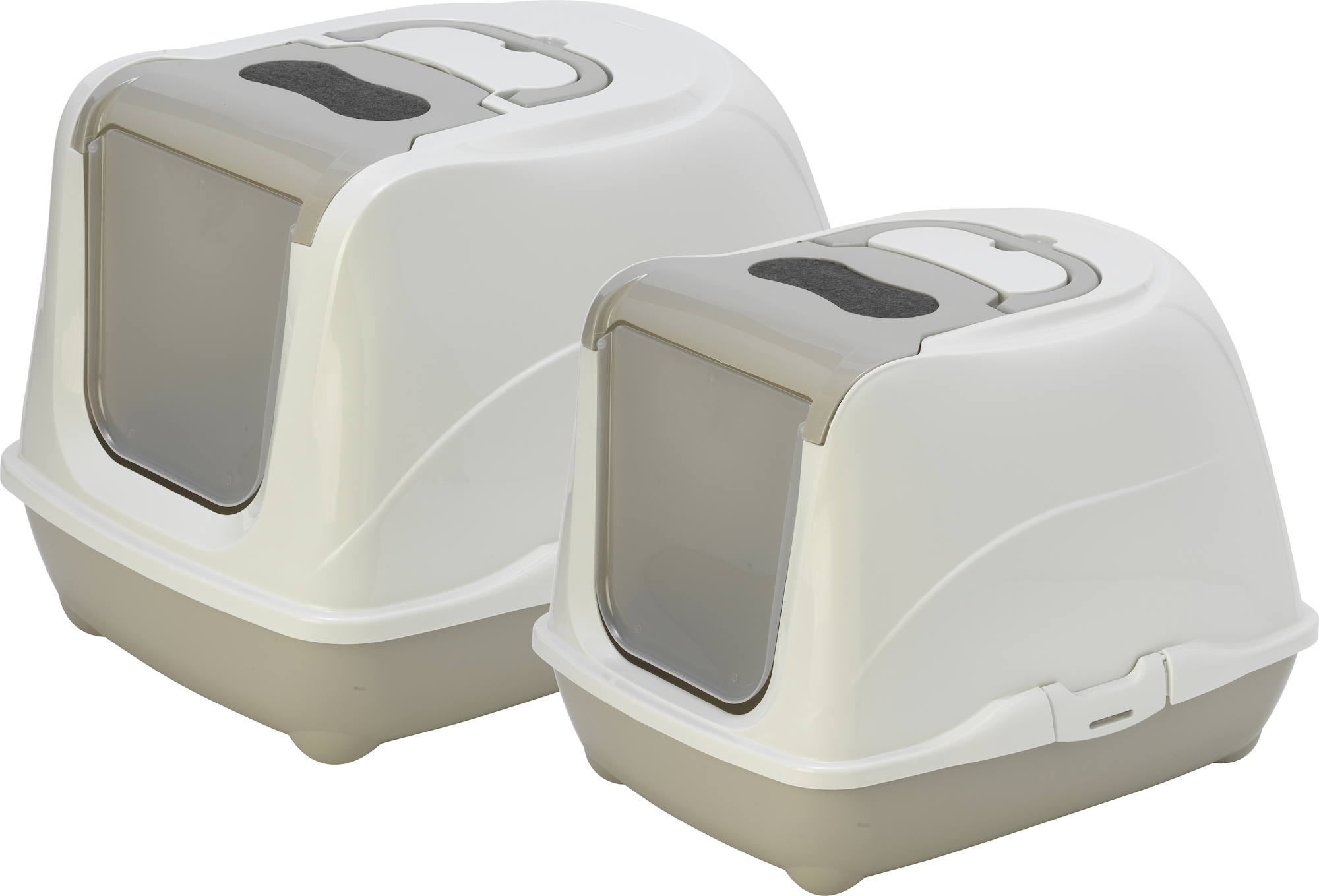 Flamingo Cat toilet Loki Grey & Beige